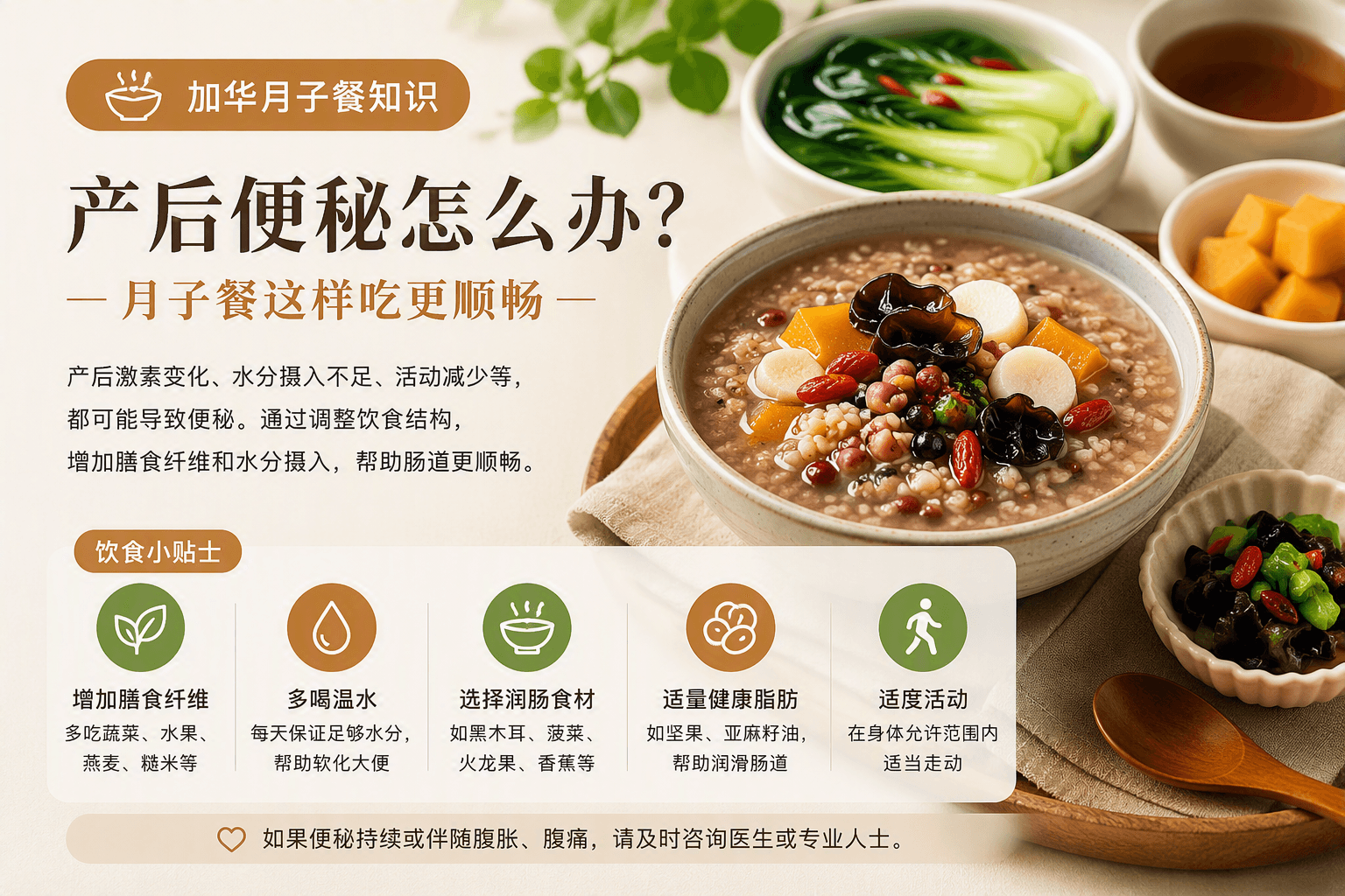 产后便秘怎么办?饮食上可以注意什么?